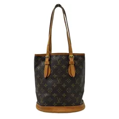 LOUIS VUITTON ルイヴィトン プチ・バケット PM M42238 ブラウン モノグラム トートバッグ レディース 【中古】 22511K197