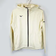 ミズノ テックシールドジャケット フーディ M オフホワイト 32MC2860 レディース MIZUNO スポーツウェア 防風 ストレッチ 撥水