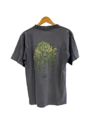 ステューシー STUSSY 90s 90's OLD STUSSY 紺タグ USA製 ドラゴン プリントTシャツ シングルステッチ サンフェード 鬼フェード 紺 Tシャツ ネイビー Lサイズ 101MT-5323