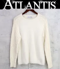 【広尾店】美品 ニールバレット Neil Barrett セーター ケーブルニット メンズ ホワイト size:S 【17624】