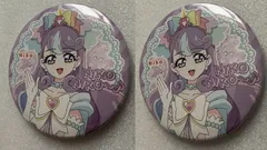 e➕わんだふるぷりきゅあ!➕　ニコ　缶バッジ　２つ