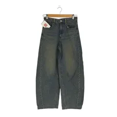ジーユー GU 25ss バレルレッグジーンズ レディース JPN：S 