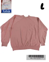 80s 90s TULTEX ラグランスリーブスウェット　L無地　MJ09281