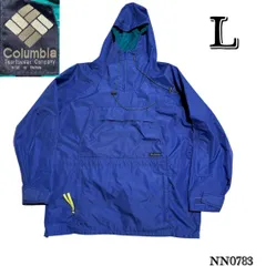 80s 90s　紺タグ コロンビア　アノラックパーカー　パッカブル　NN00783