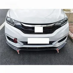 【送料無料】ホンダ フィット 3代目 GK3/GK4/GK5/GK6 専用 フロントリップ 3PCS 3カラー選択可能 ABS素材