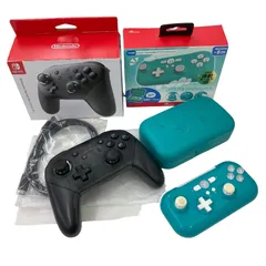186002 動作未確認 ワイヤレスコントローラーJr. Nintendo Switch Proコントローラー ANS-SW124TQ HAC-013  ターコイズ まとめ売り