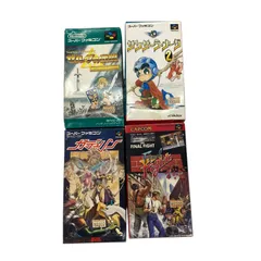 186005 動作未確認 スーパーファミコン ソフト スーファミ カセット 4点まとめ売り