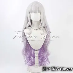 【美品・未使用新品】◆バーチャル VTuber 風紫咲 シオン コスプレ ウィッグ かつら 激安 WIG 高温耐熱 変装 ハロウィン仮装B251115