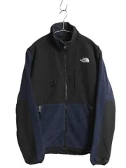 【お得なクーポン配布中!】 ノースフェイス デナリ ジャケット メンズ S 古着 アウトドア フリース ナイロン ブルゾン ハイネック フルジップ アウター ツートン 紺 黒
