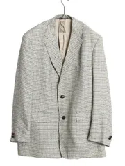 【お得なクーポン配布中!】 90s USA製 J PRESS テーラード ジャケット メンズ XL 程/ オールド ブレザー マギー ウール チェック マルチカラー 大きいサイズ トラッド