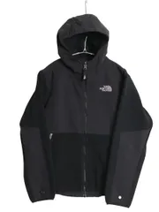 【お得なクーポン配布中!】 ノースフェイス フード付き デナリ ジャケット ボーイズ L 150cm 程/ アウトドア フリース ナイロン パーカー ジャンパー フルジップ 黒