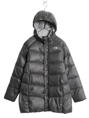 【お得なクーポン配布中!】 ノースフェイス ナイロン ダウン パーカー ジャケット ガールズ XL レディース M フルジップ 550フィル ブルゾン ジャンパー ハーフ コート