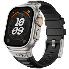 【新着商品】高級ベルト 耐衝撃 防水 交換用 防汗メンズ バンド Watch Ultra2/Ultra バンド Series スポーツ 9 8 シリコーン SE2 42mm 7 6 44mm SE 45mm 5 4 49mm 3 アップルウォッチ 2 1に対応