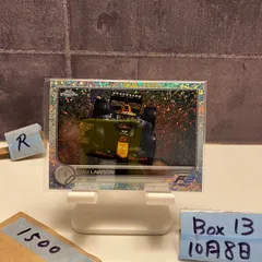 2022 Topps Chrome Liam Lawson 057/299 Carlin Crack Ice Refractor カード