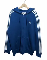adidas アディダス ジップパーカー トレフォイル 3ストライプス L