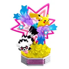 【中古】トレーディングフィギュア 1.ピカチュウ＆ガラルジグザグマ 「ポケットモンスター POKEMON NEON PARTY★」