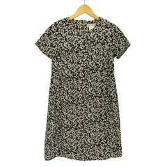 エスマックスマーラ S Max Mara 総柄 コットン 半袖 ワンピース レディース JPN：38 