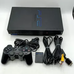 【中古動作品】PS2 Playstation2 SCPH-50000 ミッドナイトブラック 本体一式セット メモリ付属 SONY プレステ２