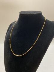 K10 YG スクリューチェーン ネックレス 55cm スライド【美品】 - メルカリ