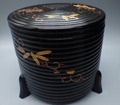 昭和初期 千本透かし（パビリオン透かし）アメジスト プラチナリング