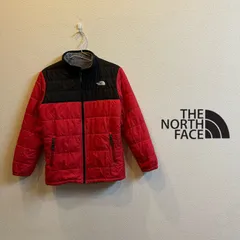 USED【THE NORTH FACE】BOYS Reversible Perrito Jacket / RED×BLK×GREY / L