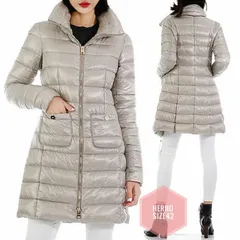 HERNO MARIA PI0002DIC ヘルノ ダウンジャケット コート 超軽量ナイロン 9402 サイズ42