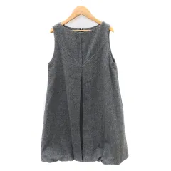 ロッソ ROSSO アーバンリサーチ ノースリーブワンピース ミニ丈 黒 ブラック /YK27