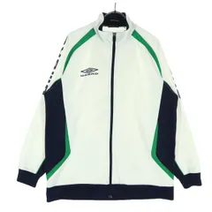 umbro アンブロ 長袖 トラックジャケット M ホワイト メンズ 古着