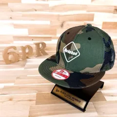 レア【ニューエラ×エフシーレアルブリストル】迷彩カモ柄 キャップ カーキ×茶