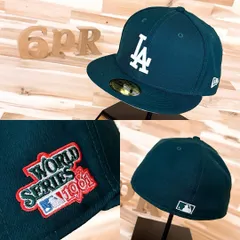 人気【ニューエラ×ドジャース】WS1981 LAロゴ キャップ 緑グリーン×白