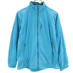 mont-bell モンベル ライトシェル アウター ジャケット M ブルー 収納袋付き アウトドア 1106516 レディース 古着