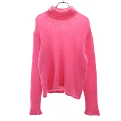 agnes b. アニエスベー フランス製 ウールブレンド 長袖 ニット 3 ピンク セーター レディース 古着