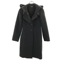 美品✨フォクシー　中綿ロングコート　Aライン　黒　38 美品フォクシーレイニー＆中綿クッションコート38黒