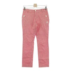 サイズ：11 LE COQ GOLF ルコックゴルフ  ストレッチパンツ チェック柄 レッド系 [240101559537] ゴルフウェア レディース ストスト