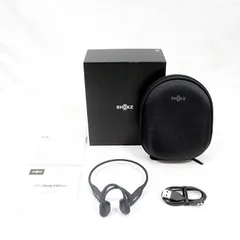SHOKZ ショックス OPENRUN PRO 黒 ブラック 骨伝導イヤホン☆◎35◎