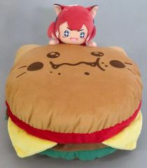 [중고] 쿠션 · 본체 아카미 카루비 카루비 돌격 햄버거 쿠션 [이치 반 쿠지 가상 YouTuber 아카미 카루비] A 상