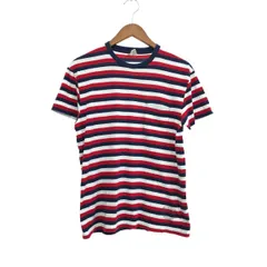 POLO RALPH LAUREN ポロラルフローレン 半袖カットソー サイズ:S ボーダー×ポニー刺繍    レッド/ネイビー メンズ / 240001170872