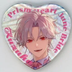 【中古】バッジ・ピンズ 葛葉(枠文字) 「バーチャルYouTuber にじさんじ Prism Heart June Bride ランダムハート型缶バッジ Aグループ」