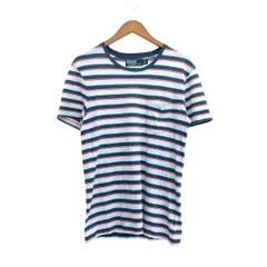POLO RALPH LAUREN ポロラルフローレン 半袖カットソー サイズ:M ボーダー×ポケット    ブルー メンズ / 240001170870