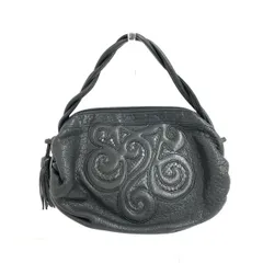 IBIZA イビサ 2WAYショルダーバッグ  フリンジ　一部パイソン レザー    ブラック レディース / 240001172556