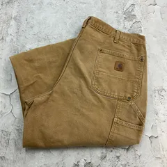 Carhartt　ダブルニーダックペインターパンツ　ワークパンツ　カーハート　古着　BRN　ブラウン　茶色　W38 L36