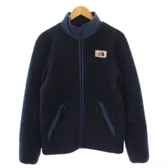 ザノースフェイス THE NORTH FACE フリースジャケット ジップアップ ハイネック ロゴ S 紺 NF0A33QW /BM