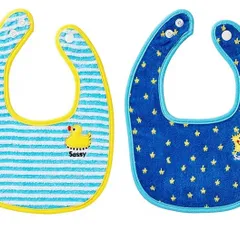 Sassy(サッシー) サッシータオル・ビブセット/ブルー ブルー 2枚 0