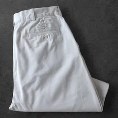■古着 Polo by Ralph Lauren ポロバイラルフローレン POLO CHINO ポロチノ PROSPECT PANT グレージュ W36L32【L5283】