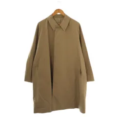 キャプテン サンシャイン KAPTAIN SUNSHINE 24SS コットン ステンカラーコート ロング 38 ベージュ /DF ■OS ■ADのサムネイル