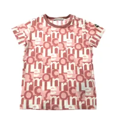 MONCLER モンクレール 半袖カットソー サイズ:100cm ロゴ柄/ワッペン/100㎝ 2023SS   ピンク キッズ / 240001171848