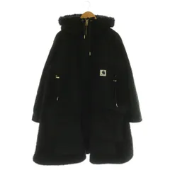 サカイ sacai ×カーハート Carhartt WIP Canvas Parka Siberian コート ロング アウター フード ボア 2 黒 ブラック 23-06740 /NR ■OS ■SHのサムネイル