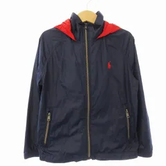 ポロ ラルフローレン POLO RALPH LAUREN 子供服 ナイロンジャケット マウンテンパーカー フード 6 紺 ネイビー 0200017091 /EE