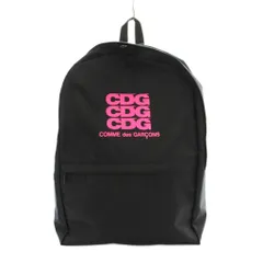 コムデギャルソン COMME des GARCONS FLUORESCENT PRINTED BACKPACK リュックサック バックパック ロゴ プリント ナイロン 黒 ブラック SZ-K211 /KUのサムネイル