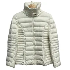 DAMAcollection(ダーマコレクション) ダウンジャケット サイズM レディース - アイボリー 長袖/ジップアップ/秋/冬